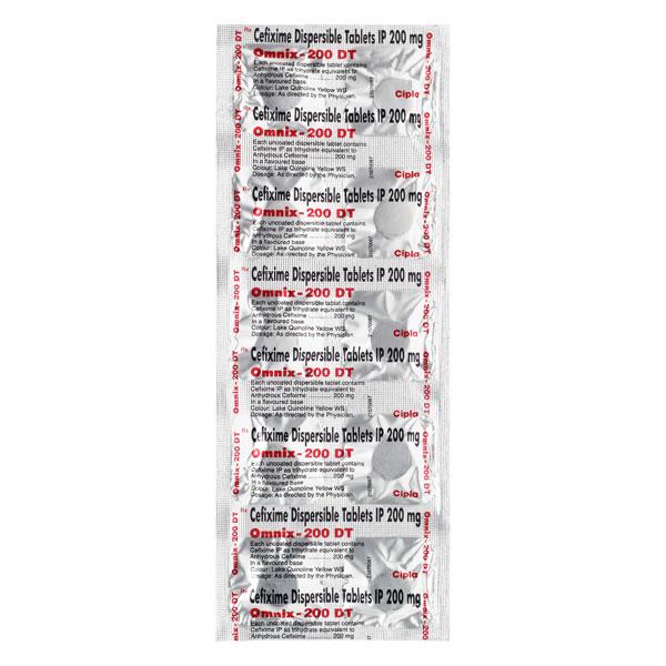 Omnix DT 200mg Tablet 10'S