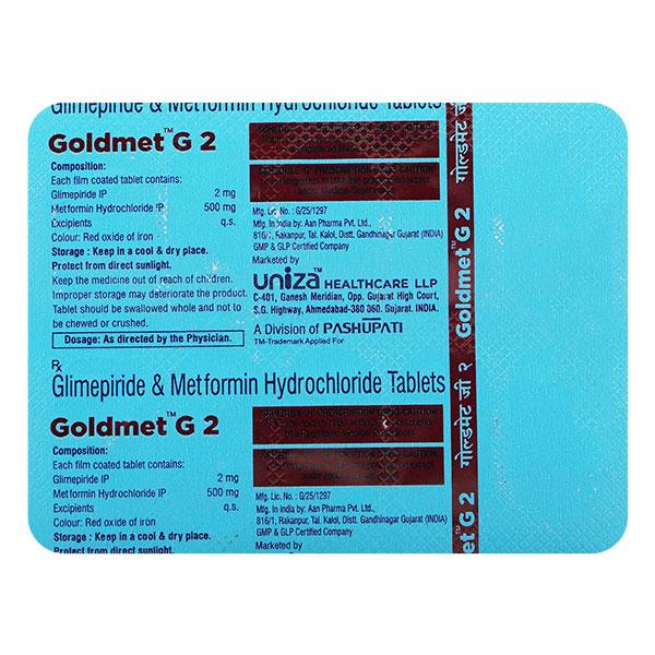 GOLDMET G 2 Tablet 10's