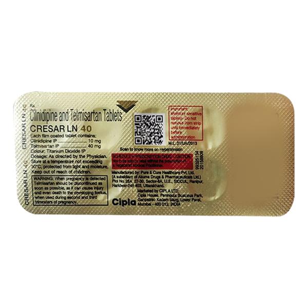 CRESAR LN 40 Tablet 10's