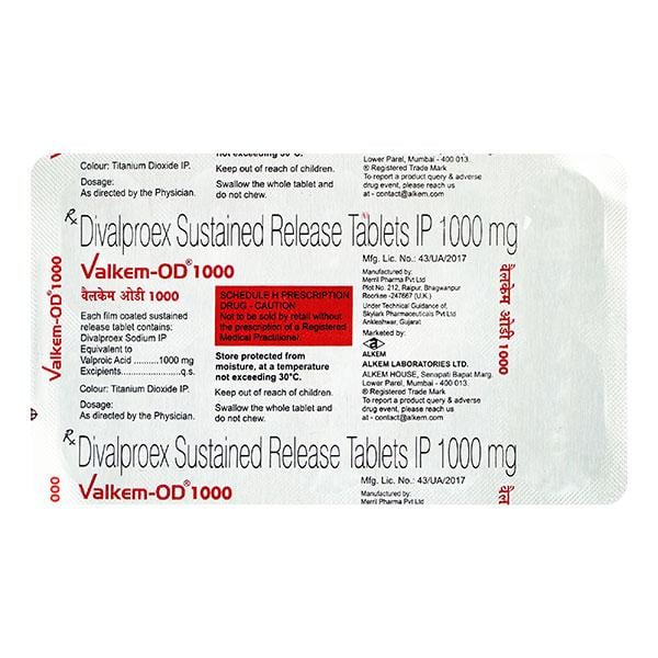 Valkem OD 1gm Tablet 10'S