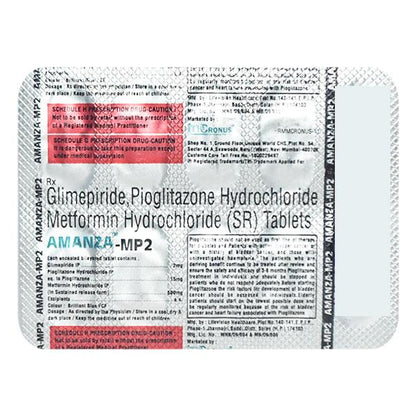 AMANZA MP 2mg Tablet 10's