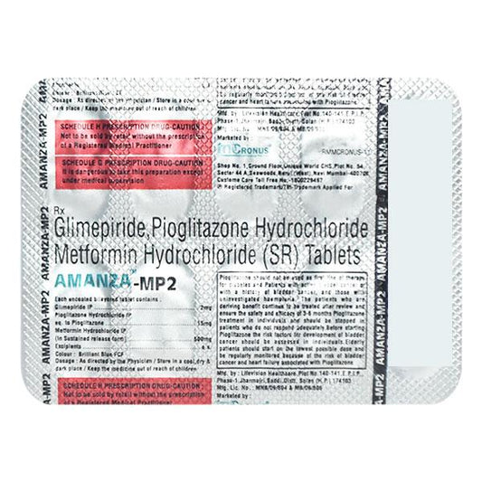 AMANZA MP 2mg Tablet 10's