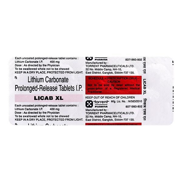 Licab XL 400mg Tablet 10'S