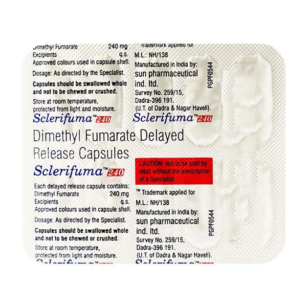 SCLERIFUMA 240mg Capsule 10's