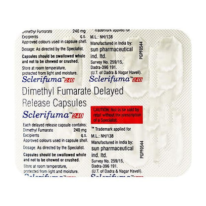 SCLERIFUMA 240mg Capsule 10's