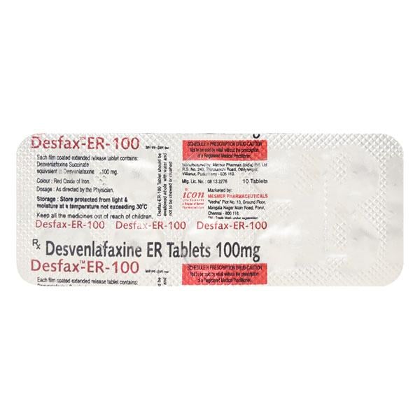 Desfax ER 100mg Tablet 10'S