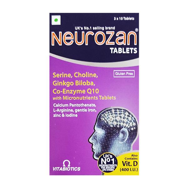 NEUROZAN GLUTEN FREE Tablet 10's
