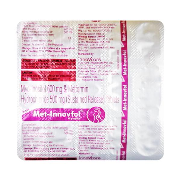 MET INNOVFOL NEW Tablet 15's