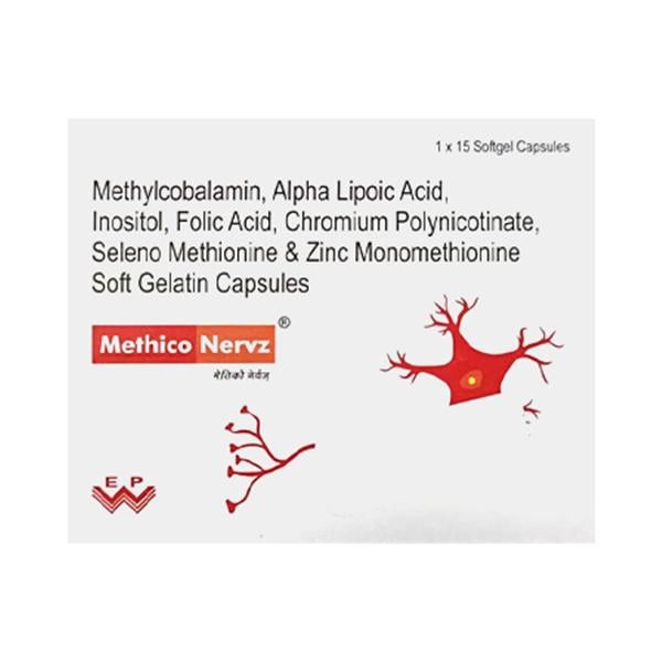 METHICO NERVZ Softgel 15's