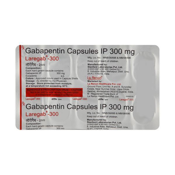 Laregab 300mg Capsule 10'S