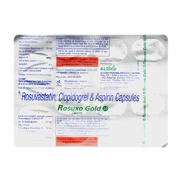 ROSUXO GOLD 10 Capsule 15's