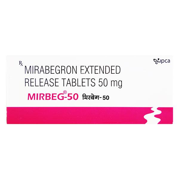 Mirbeg 50mg Tablet 10'S