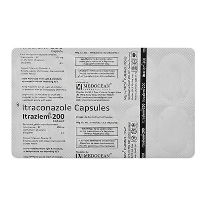 ITRAZLEM 200 Capsule 10's