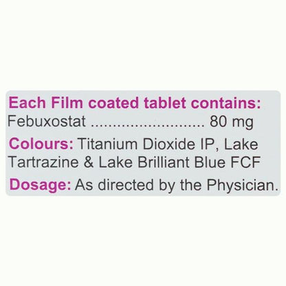 FEBUTEC 80 Tablet 10's