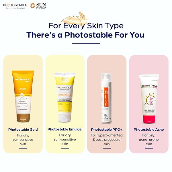 PHOTOSTABLE NEW SPF 55+ PA++++ SUNSCREEN Emulgel 50gm