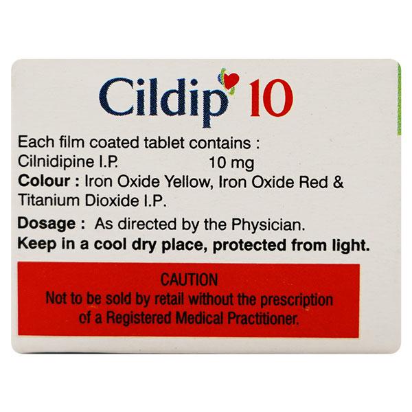 Cildip 10mg Tablet 10'S