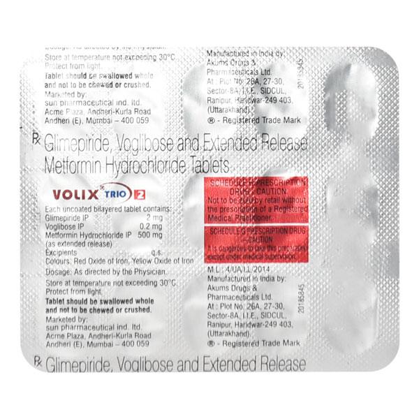 VOLIX TRIO 2 Tablet 15's