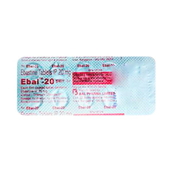 Ebal 20mg Tablet 10'S