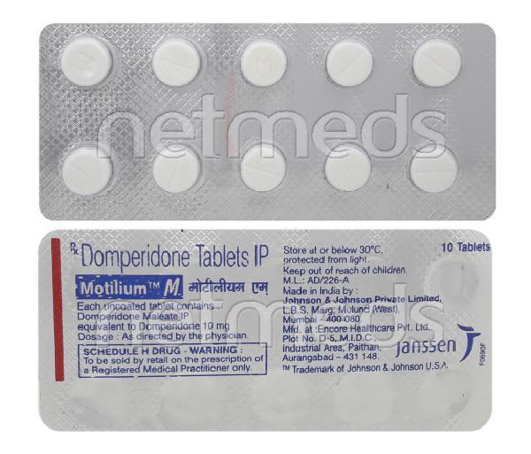 Motilium M Tablet 10'S