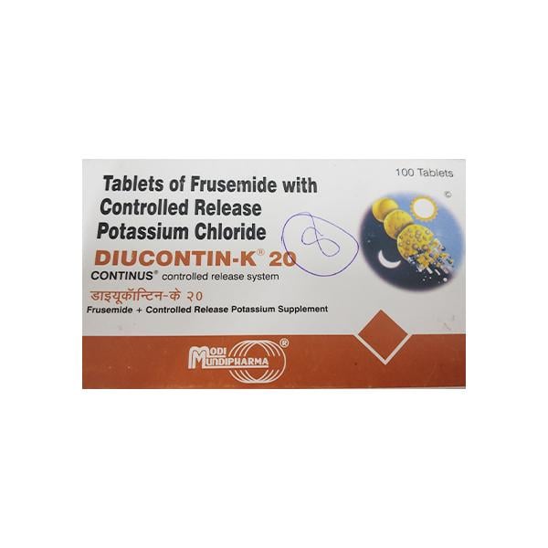 Diucontin K 20 Tablet 10'S