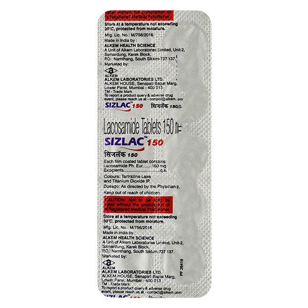 Sizlac 150mg Tablet 10'S