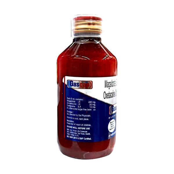 GASCAP SUGAR FREE LOW SODIUM Suspension 170ml