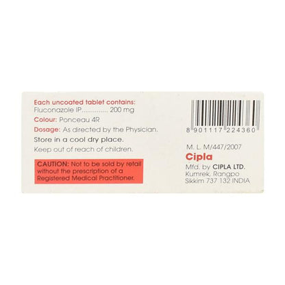 Forcan 200mg Tablet 4'S