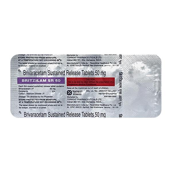 BRITZILAM SR 50 Tablet 10's