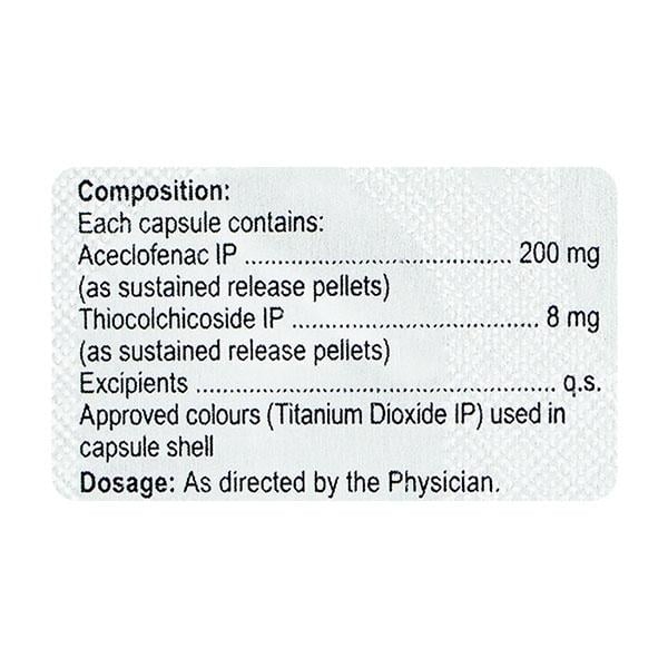 Thiox OD 8mg Capsule 5'S