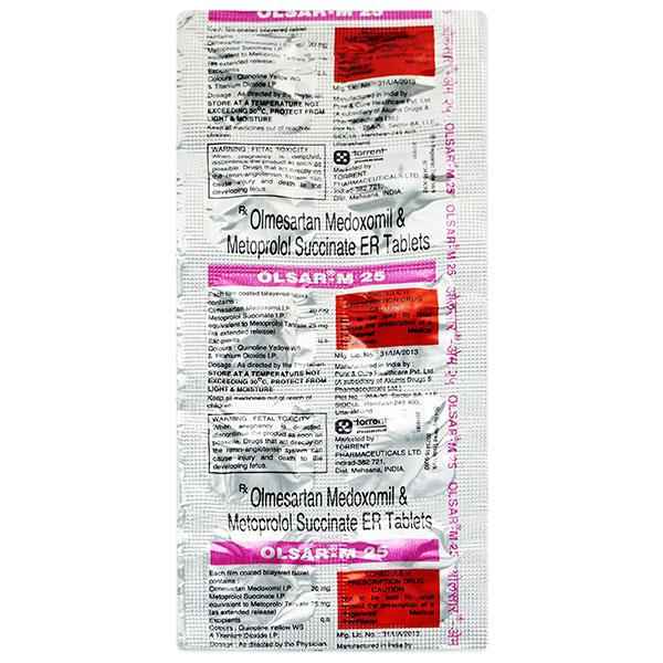 Olsar M 25mg Tablet 10'S