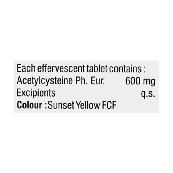 Mucomix ET Sugar Free Orange Flavour Effervescent Tablet 10's