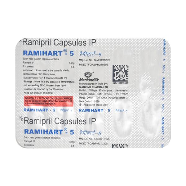 Ramihart 5mg Capsule 10'S