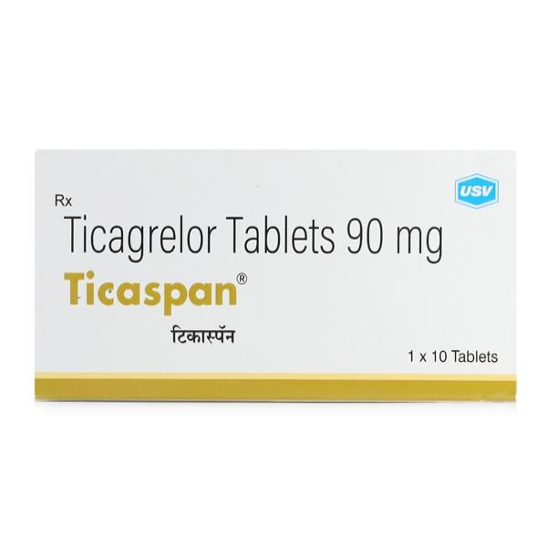 TICASPAN 90mg Tablet 10's