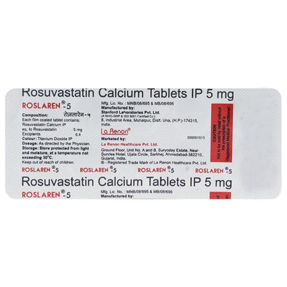Roslaren 5mg Tablet 10'S