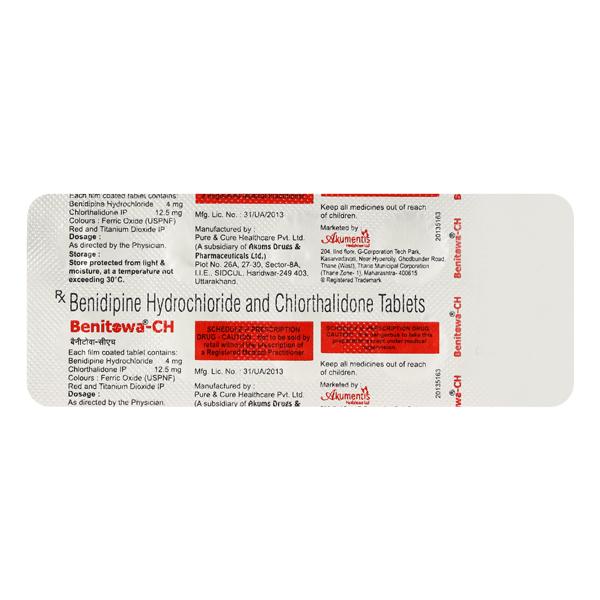 Benitowa CH Tablet 10'S