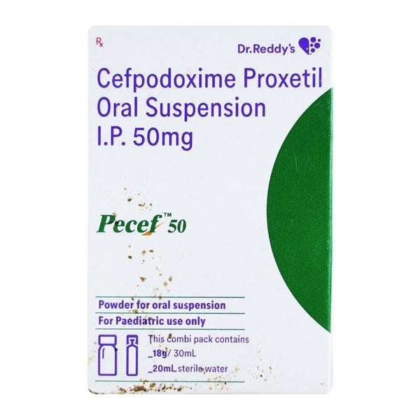Pecef 50mg Suspension 30ml