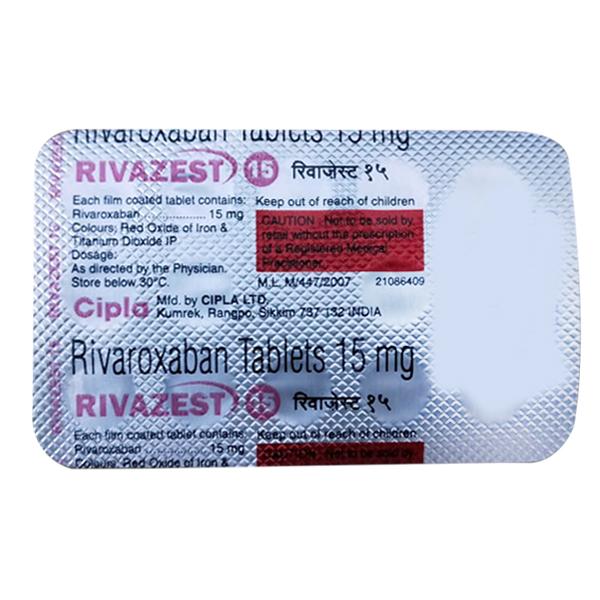 RIVAZEST 15 Tablet 14's