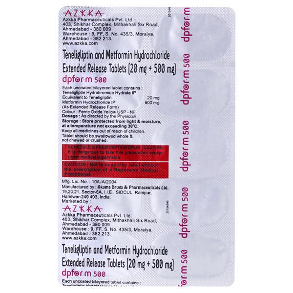 DPFOR M 500mg Tablet 10's