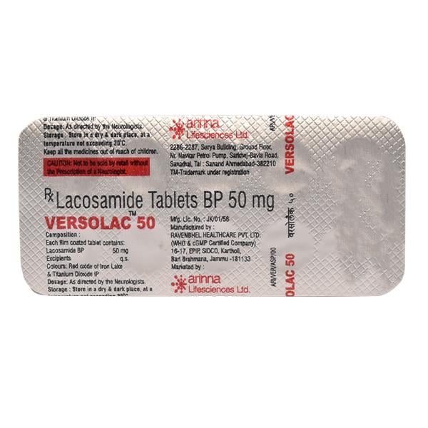 VERSOLAC 50 Tablet 10's