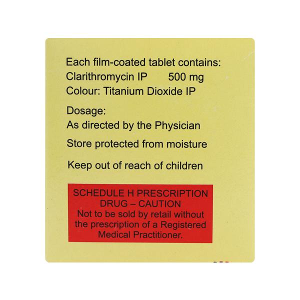 Clarbact 500mg Tablet 4'S