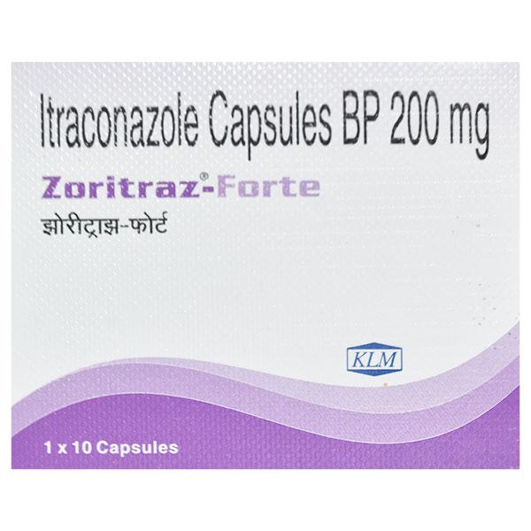 ZORITRAZ FORTE 200mg Capsule 10's