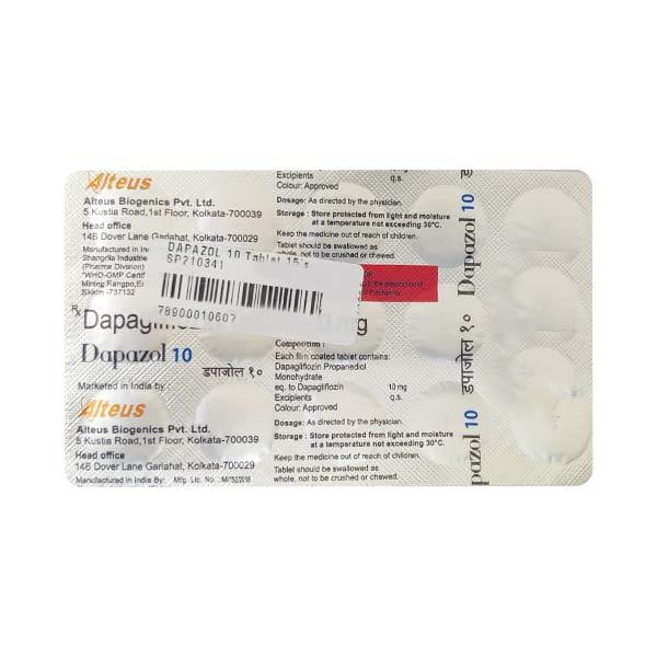 DAPAZOL 10 Tablet 15's