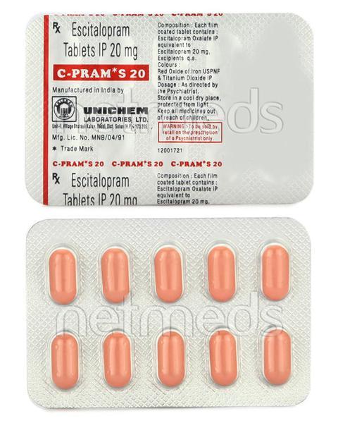 C PRAM S 20mg Tablet 10'S