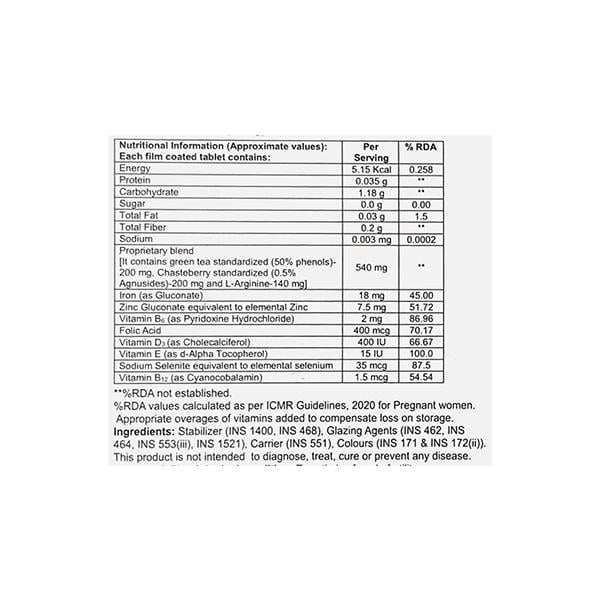 Ferpill F Tablet 10'S