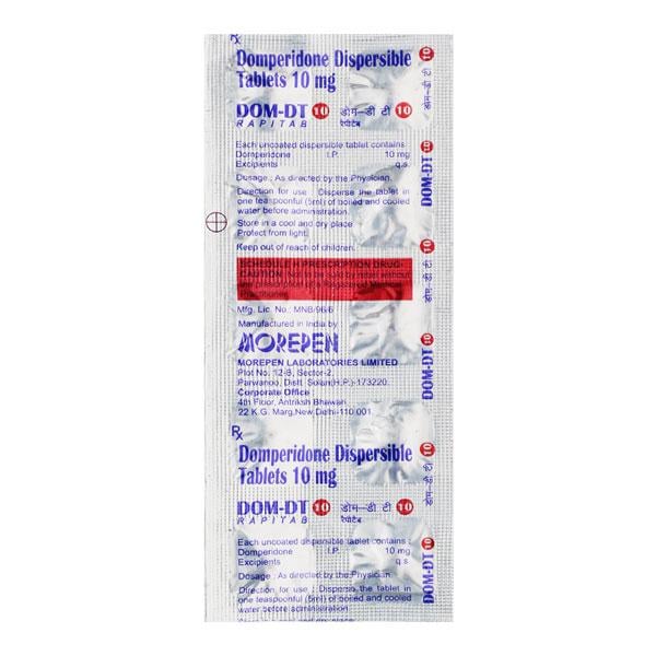 DOM DT 10 Rapitap 10's