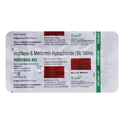 VOGLIBOZ M3 Tablet 10's