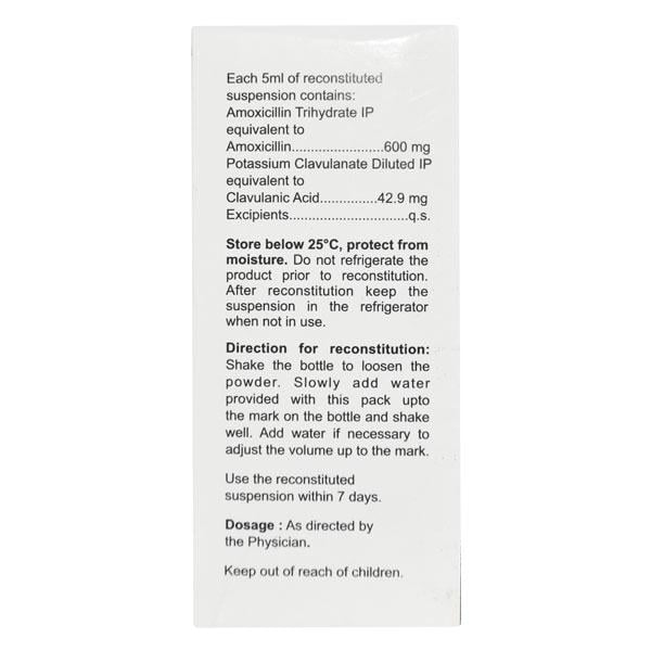 CLAVAM ES ORANGE FLAVOUR Dry Syrup 50ml