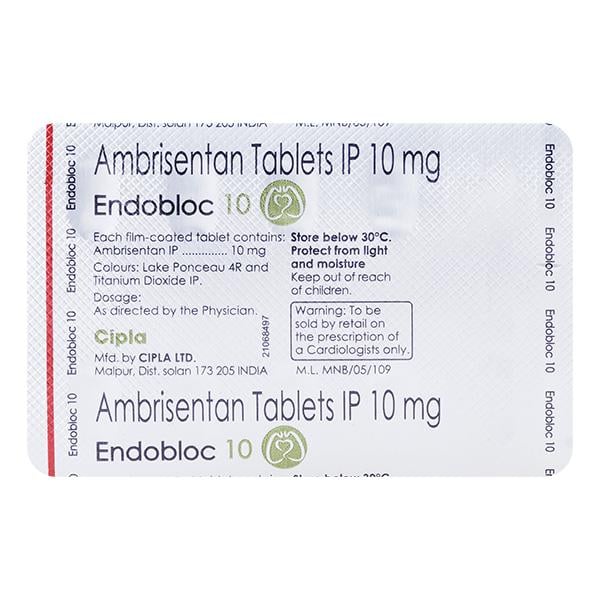 Endobloc 10mg Tablet 10'S