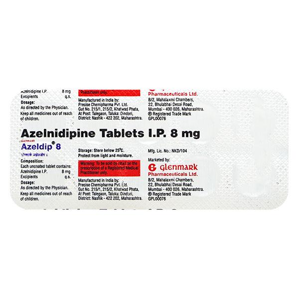 AZELDIP 8 Tablet 10's