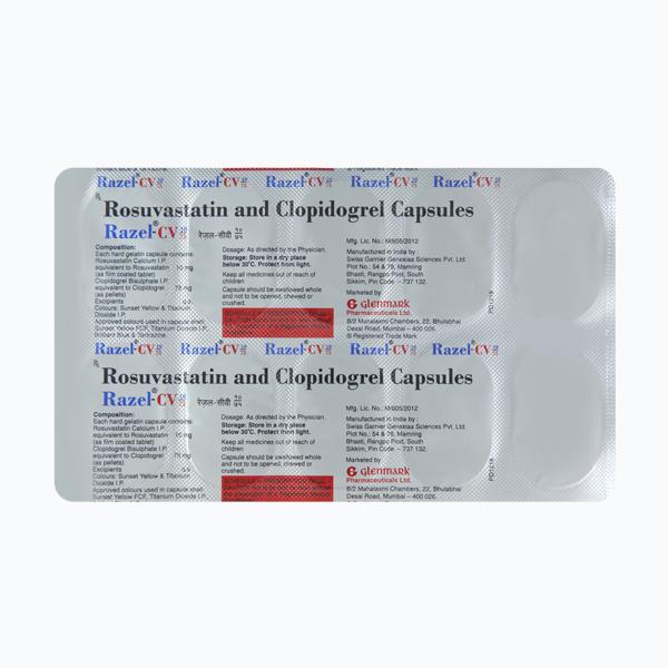 Razel CV 10/75mg Capsule 10'S